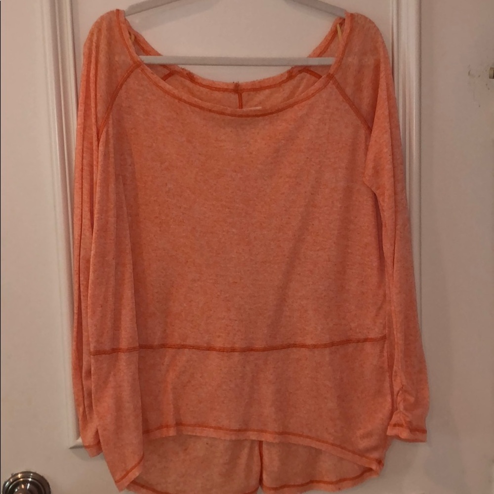 Orange Long-Sleeve Top